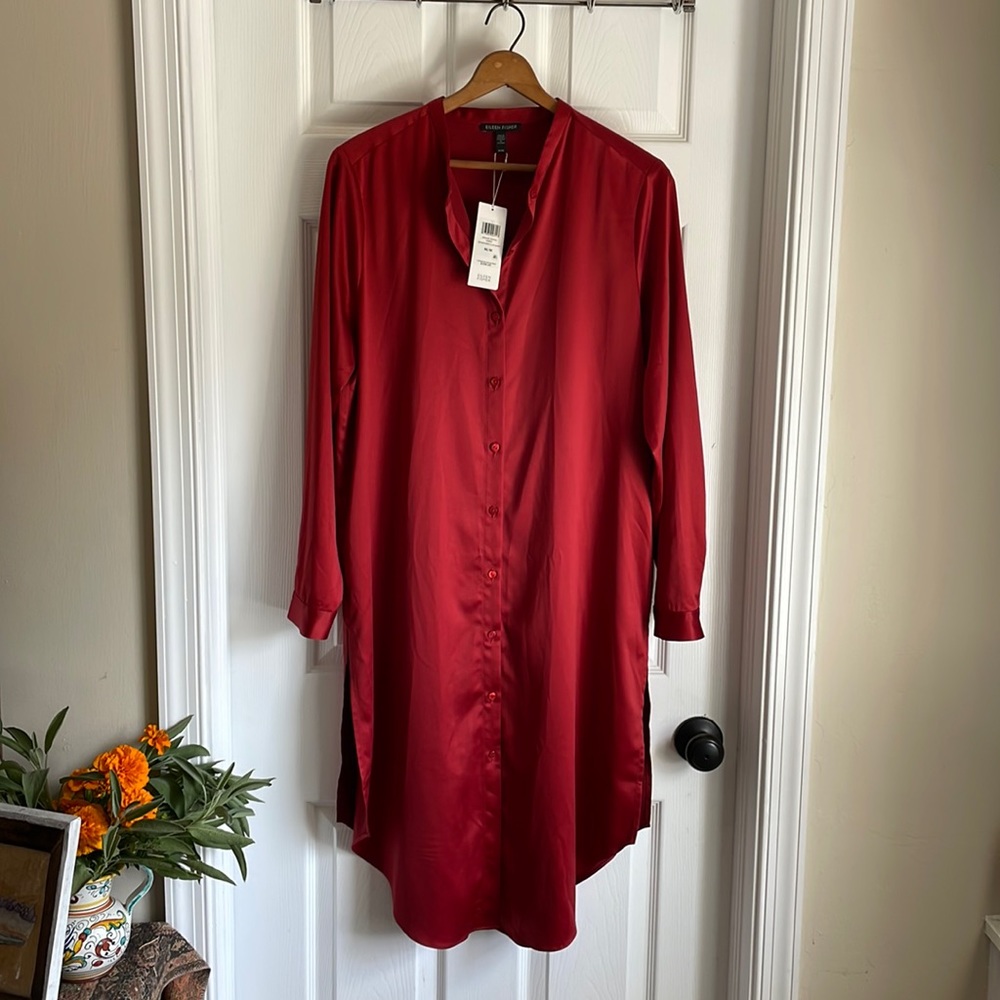 Eileen Fisher Tunic in Red 🥀